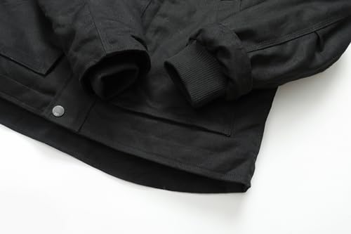 Image of Men's Quilted Flannel Lined Work Coat Long-Lasting Jacket