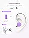 Mpow 055A Ear Plugs 60 Pairs, Super Soft Foam Ear Plugs 34dB SNR, Noise Reduction Hearing Protector, with Aluminum Carry Case, for Sleeping, Woodworking, Shooting, Travel, Loud Events-Purple
