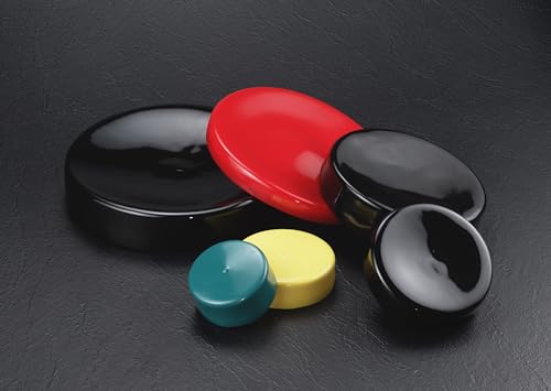 Image of Caplugs VC-625-16 VC Series - Round Vinyl Cap, 50 Pack, Black Plastic, 0.625 inch W x 1.000 inch L, Protective Closures, Thread Protectors, Dust and Moisture Seals, Masking, Plating, Color Coding (99394121)