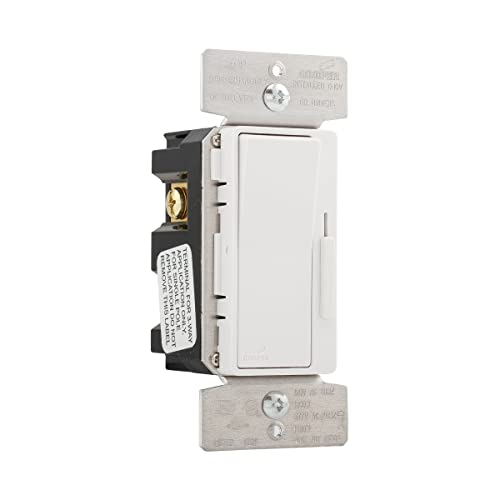Image of Eaton DF10P-C1 Decorator 0-10V Dimmer, Single Pole & 3-Way, No Neutral Required, with Color Change Kit: Almond, White, Ivory