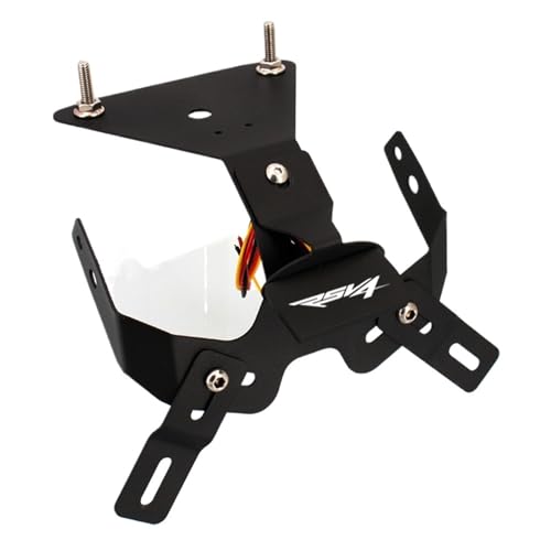 Support de plaque Aprilia RSV4 et Tuono V4 arrière épuré en aluminium