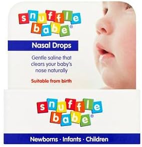 Snufflebabe Saline Nasal Drops, 10 ml