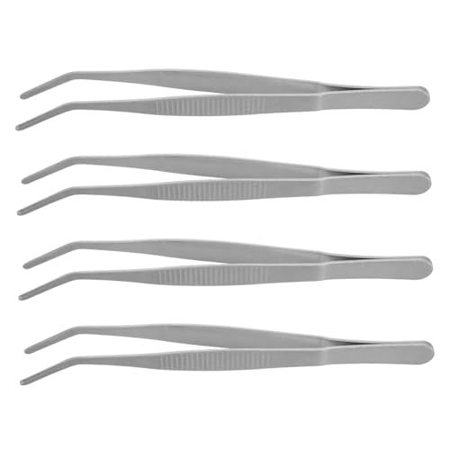 FUNOMOCYA Stainless Steel Micro Landscape Tweezers Tool Set Perfect for Needlework Thread Terrarium Plants Reptile Aquarium