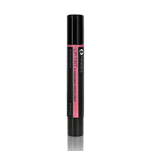 Pangea Organics Lip Tint | A Thousand Kisses Deep | Best Hydrating Lip Care | Natural Beeswax Lip Balm | Organic Lip Moisturizer | Gluten-Free | Non-GMO