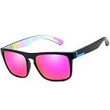 LEDING&BEST Gafas de sol polarizadas Hombre Mujere/verano Aire libre Deportes Golf Ciclismo Pesca Senderismo 100% Protección UV400 Gafas para Conducción