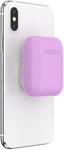 Miniatura 8 de PopSockets PopGrip - Funda para auriculares compatible con AirPods agarre intercambiable y soporte para AirPods para teléfonos y tabletas, color