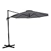 VONROC zweefparasol, rond, 3 m diameter
