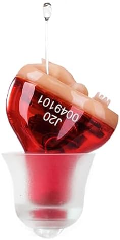 Mini Sound Amplifier, Ear Sound Enhancer, Noise Reduction, Enhanced Speech, Feedback Cancellation, Suitable for Adults (Red, Right)