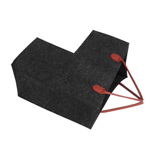 KITANDOVE Panier De Rangement Feutre Pour Escaliers Corbeille à Linge Avec Poignées Organisateur De Maison Multifonctionnel