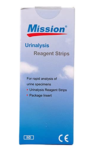Olweldz Mission 2 Parameters Urinalysis Reagent 100 Strips