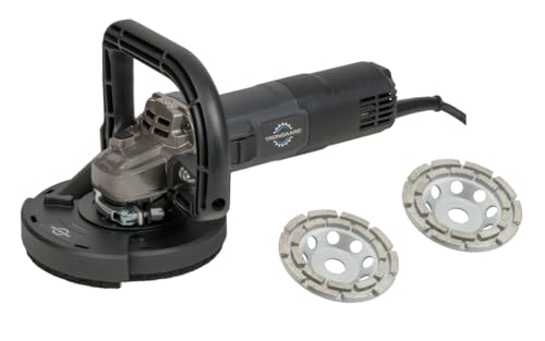 TRONGAARD BETONSCHLEIFER/SANIERUNGSFRÄSE/BETONFRÄSE/WINKELSCHLEIFER 1800W 125MM (mit D-Griff)