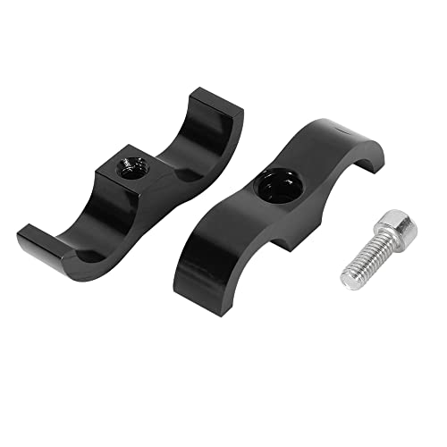 X AUTOHAUX 6 pz Nero AN10 19mm Tubo Separatore