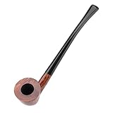 Elegante: este hermoso y elegante tubo Churchwarden le brinda entre 45 y 60 minutos de humo más fresco.