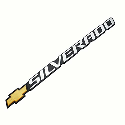 3D Raised and Strong Adhesive Decal Car Badge Emblem Replacement for Bowtie Silverado 99-07 Chevrolet 1500 HD 2500 HD 3500 HD 15114063 (Chrome) - Image 3