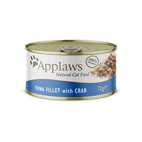 Comida húmeda para gatos Applaws pez gato y el Cangrejo (24 X 70g) Cover