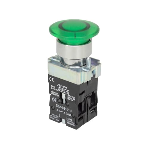 Bouton tête de champignon XB2-BW4361 interrupteur industriel pour panneau d'atelier
