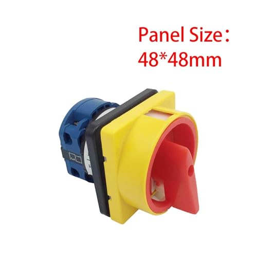 Interruptor de leva LW26GS-20/02 de 2 posiciones y 4 terminales ON-OFF 2
