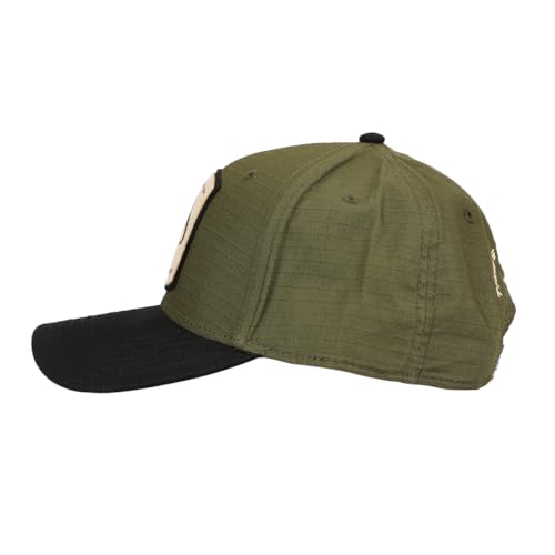 Image of The Mandalorian Sublimated Crest Adult Olive Green Trucker Hat