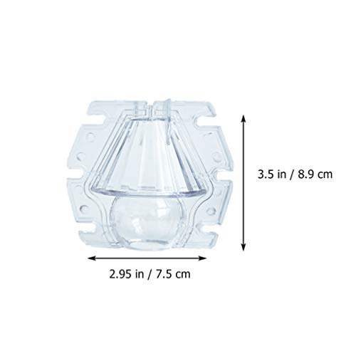 Wakauto Vela Transparente para Fazer Moldes de Plástico para Velas de Forma de Abajur de Mesa Criati