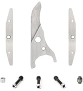 SHALL 5/16” (8 mm) Fiber Cement Siding Shear Blades Replacement Set, for Shall Electric Fiber Cem...