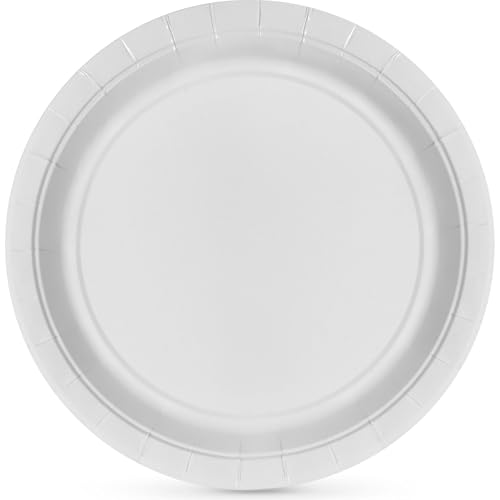 Algon | Set de 25 platos desechables – Platos Desechables Tamaño 28 cm Resistentes y ecológicos, ideales para fiestas, eventos y reuniones