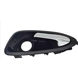 Genérico Manilla Interior Coche Manija Interior de Puerta cromada para Seat Ibiza 2009-2012 (6J1837113A, 6J1837114A, 6J4837113A, 6J4837114A) Tirador Puerta Interior Coche(6J1837113A FL)