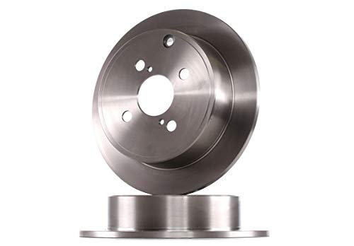 Juego de 2 Discos de Freno Bosch BD1021 - Discos Macizos de 258 mm - Eje Trasero - Certificación ECE-R90 - Frenado fiable, Rendimiento Estable, Protección Anticorrosión - 1 Juego de 2 Discos