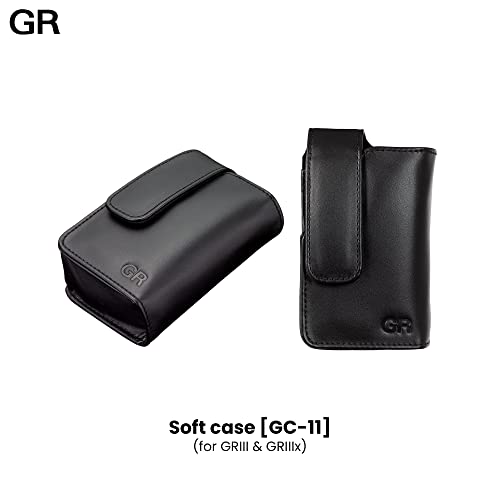 Ricoh Funda de Piel auténtica GC-11 [Modelos compatibles: GR III, GR IIIx] [Funda de Piel auténtica protección sólida] [con trabilla para cinturón en la Parte Trasera], 30485