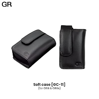 RICOH Leather Soft case GC-11 [Compatible Models: GR III, GR IIIx] [High-Grade Genuine Leather case with Solid Protection ] [with Belt Loop on The Back]