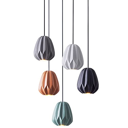 Chandelier éclairage design géométrique v-ingé finitions soignées