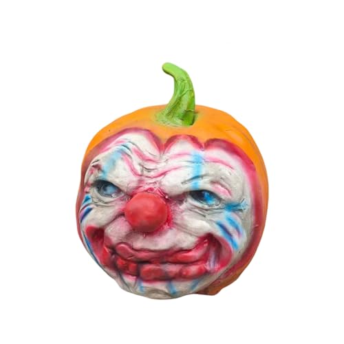 Image of Realistic Latex Pumpkin Head Funny Props Halloween Party Supplies for Carnivals Scary Ghosty Head