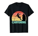 Canyoning-Liebhaber, Canyoning, Abseilen, Retro T-Shirt ...