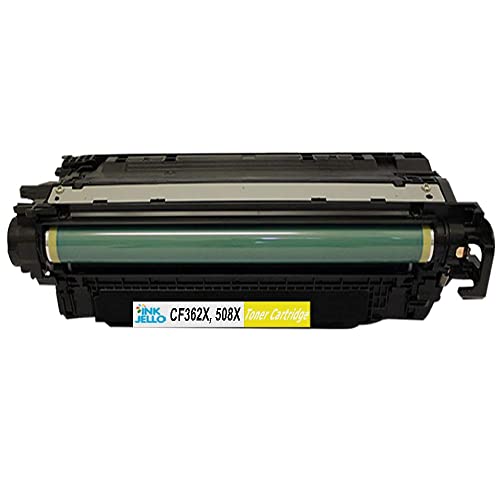 InkJello Toner Cartridge For Printer, Compatibile with HP Colour LaserJet Enterprise M552dn M553 M553dn M553n M553x Flow MFP M577c MFP M577dn MFP M577f MFP M577z (Black/Cyan/Yellow/Magenta, 4-Pack) - Image 3