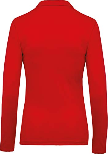 Women's Long-Sleeve Polo Kariban Piqué - 2