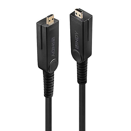 Câble Micro-HDMI 2.0 Fibre Optique Lindy 10M pour passer en gaine étroite facilement