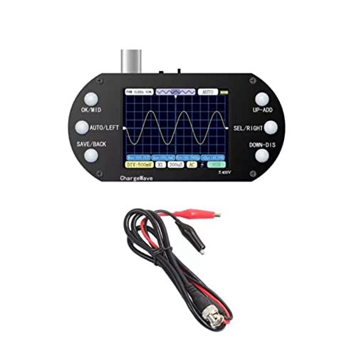 Axaooqeld PDS138 Mini Osciloscopio Digital 2,5 MHz Frecuencia de muestreo 200 KHz Soporte de de Banda Auto 80 KHz PWM para Reparaciones electrónicas DIY