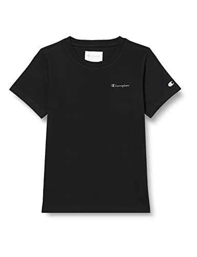 T-shirt Champion Eco Future noir fille 7-8 ans haut manches courtes coton