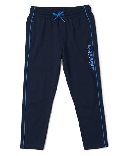 Image of Jockey AB10 Boys Super Combed Cotton Rich Graphic Printed Joggers with Elasticated Hem