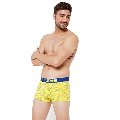 Image of Underjeans Men's Cotton Blend Trunks (UJNPTS050Black)