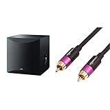 Yamaha KS-SW100 Subwoofer & Amazon Basics PBH-19088 Subwoofer-Kabel, 2,4 m