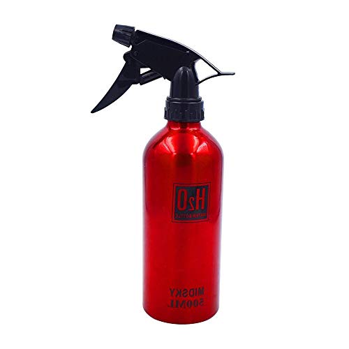 Preisvergleich Produktbild Fliyeong Spray Gartenarbeit Aluminium Pflanze Sprühflasche Beauty Hair Sprühflasche 500ml Sprühnebel (rot, 500ML)