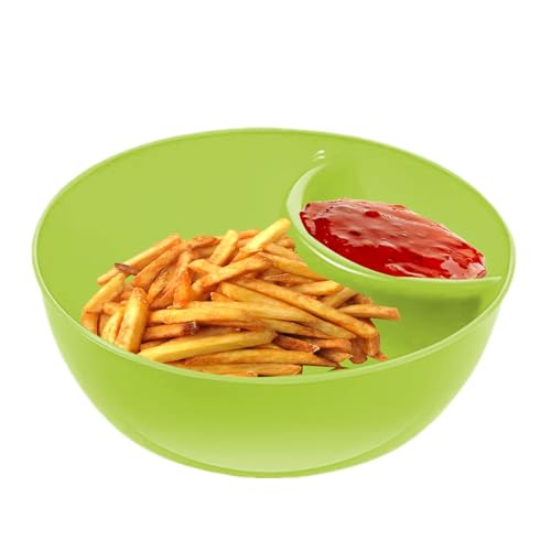 Generisch Cuencos para patatas fritas y salsas, para cereales, para servir cereales, cuencos apilables para pan y salsas, platos para salsas y salsas para ensaladas, ketchup, sopa