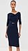 Black Halo Women's 3/4 Sleeve Jackie O Dress, Eclipse, 12