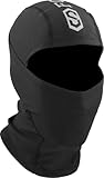 Sports Unlimited Adult/Kids Hood, Football Shiesty Mask, Ski Mask for Men and Women, Summer Balaclava (Warm/Cooling Options), Black Thermal (Football), One Size