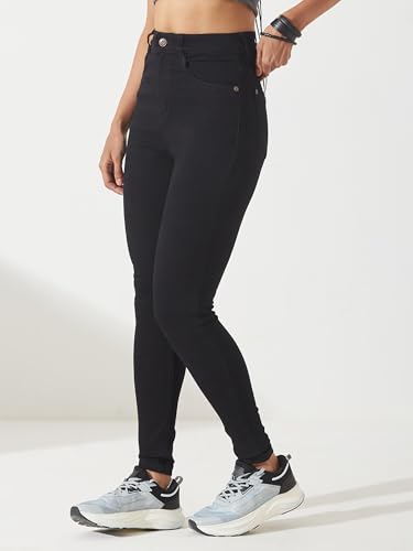 Image of Dolce Crudo Distressed High Rise Skinny Jeans for Women