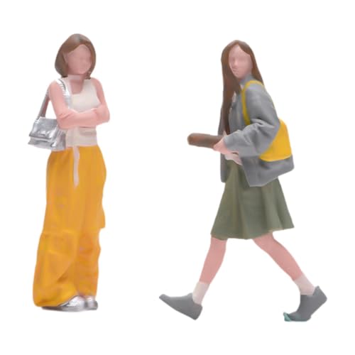 Modèle féminin 1/64 pour animer un diorama vide et donner du réalisme aux photos miniatures