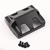 RC Car Toys For Traxxas For E-Maxx For Summit For E-Revo For Revo 3.3 Metal Servo Protective Cover RC Upgrade Modification Repair Parts(Black)
