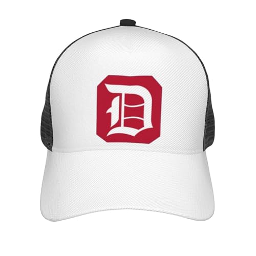 Duquesne University Curved Brim Mesh Baseball Cap Casual Sun Hat for Unisex Black