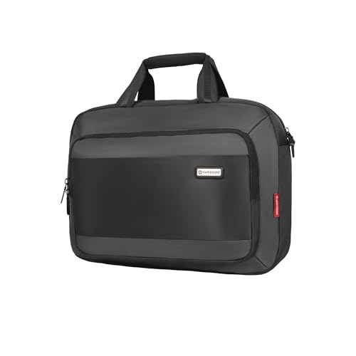 Image of HARISSONS Luminix Laptop Messenger Bag | 12L | Fits 15.6 inch Laptop | 1000D + Twill PU Coated Polyester | Business, Travel & Everyday Use | Durable, Organized & Professional