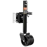 YOMILINK 2000 lbs Trailer Jack with Dual Wheel, Heavy Duty Swivel Boat Jack, 12' Lift, Bolt-on Tongue Trailer...